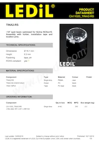 CA11020_TINA2-RS 데이터 시트 표지