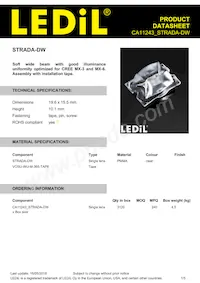 CA11243_STRADA-DW Datasheet Cover