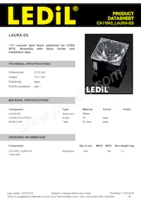 CA11643_LAURA-SS Datasheet Copertura