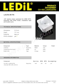 CA11837_LAURA-M-PIN Datasheet Copertura