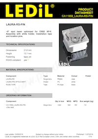 CA11959_LAURA-RS-PIN Datasheet Copertura