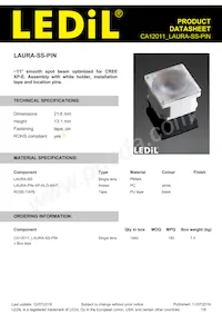 CA12011_LAURA-SS-PIN 데이터 시트 표지