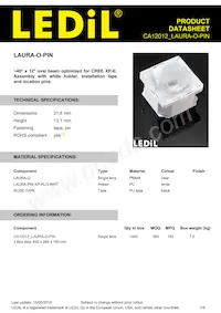 CA12012_LAURA-O-PIN Datasheet Cover