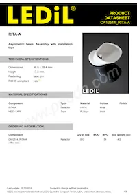 CA12514_RITA-A Datasheet Copertura