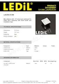 CA12981_LAURA-R-XW Datasheet Copertura