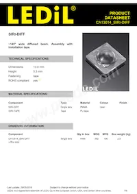 CA13014_SIRI-DIFF Datasheet Cover