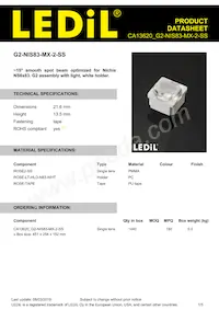 CA13620_G2-NIS83-MX-2-SS Datasheet Cover