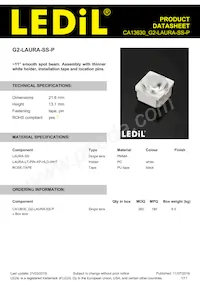 CA13630_G2-LAURA-SS-P Datasheet Copertura