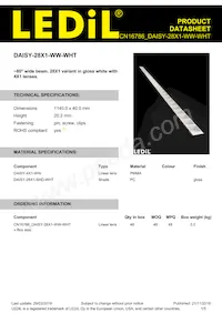 CN16786_DAISY-28X1-WW-WHT Datasheet Copertura