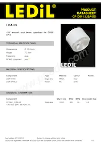 CP10641_LISA-SS Datasheet Copertura