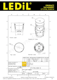 CP10766_RGBX-M Datasheet Pagina 2