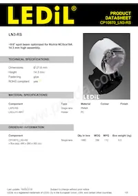 CP10870_LN3-RS Datasheet Copertura