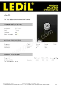 CP11626_LISA-RS Datasheet Cover