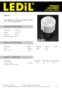 CP11632_LXP3-D Datasheet Copertura