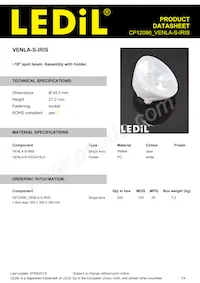 CP12090_VENLA-S-IRIS Datasheet Cover
