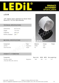 CP12414_LOS-M Datasheet Copertura