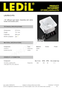CP12632_LAURA-D-PG Datasheet Cover