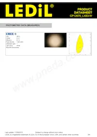 CP12670_LXB3-W Datasheet Pagina 3