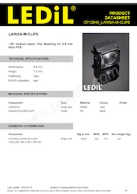 CP12940_LARISA-M-CLIP8 Datasheet Copertura