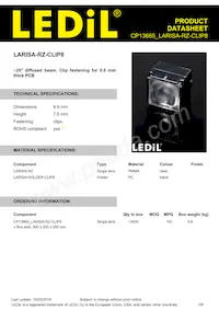 CP13665_LARISA-RZ-CLIP8 Datasheet Cover