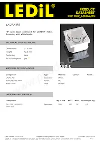 CX11352_LAURA-RS Datasheet Copertura