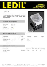 CX11359_LAURA-D Datasheet Cover