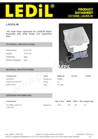 CX12568_LAURA-W Datasheet Cover