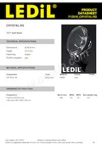 F12916_CRYSTAL-RS Datasheet Copertura