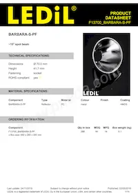 F13700_BARBARA-S-PF Datasheet Cover