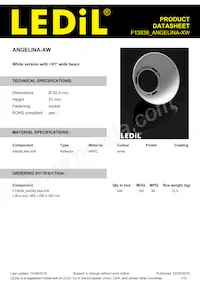 F13838_ANGELINA-XW Datasheet Copertura