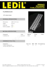 F14486_FLORENCE-Z30 Datasheet Copertura