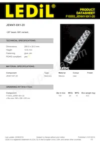 F15553_JENNY-8X1-20 Datasheet Copertura