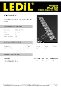 F15910_JENNY-8X1-FT65 Datasheet Copertura