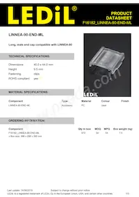 F16182_LINNEA-90-END-ML Datasheet Copertura