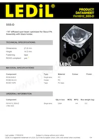 FA10312_SSS-D Datasheet Copertura