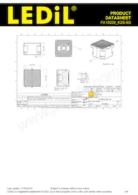 FA10329_K2S-SS Datasheet Pagina 2