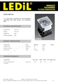 FA10336_NIS83-MX-RS Datasheet Copertura