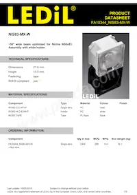 FA10344_NIS83-MX-W Datasheet Cover