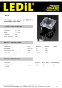 FA10665_CXP-M Datasheet Cover