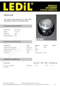 FA10739_TWIDDLE-M Datasheet Copertura