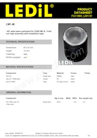 FA11894_LM1-W 데이터 시트 표지