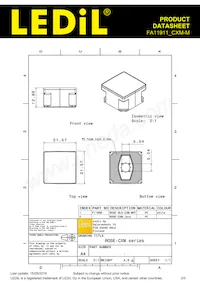 FA11911_CXM-M Datasheet Pagina 2