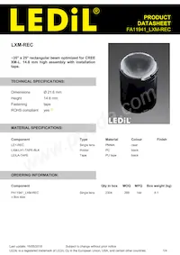 FA11941_LXM-REC Datasheet Cover