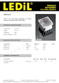 FCA10938_NIS036-O Datasheet Copertura