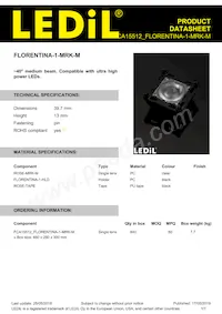 FCA15512_FLORENTINA-1-MRK-M Datasheet Copertura