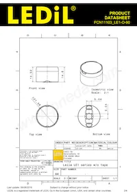 FCN11103_LE1-O-90 Datasheet Page 2