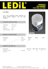 FCN11262_LO1-REC Datasheet Copertura