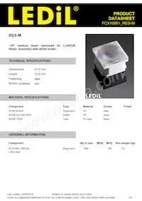 FCX10851_RES-M Datasheet Cover
