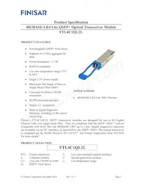 FTL4C1QL2L Datasheet Cover