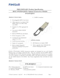 FTL4S1QE1C Datasheet Cover